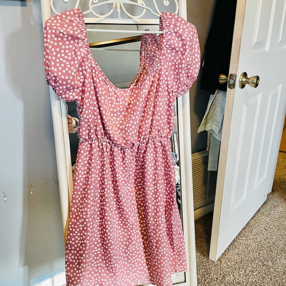 Pink and white Dress💖🤍 - Picture 2 of 2